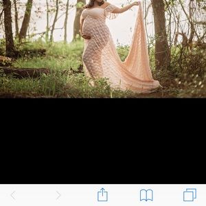 Julianna blush maternity dress - Worn once